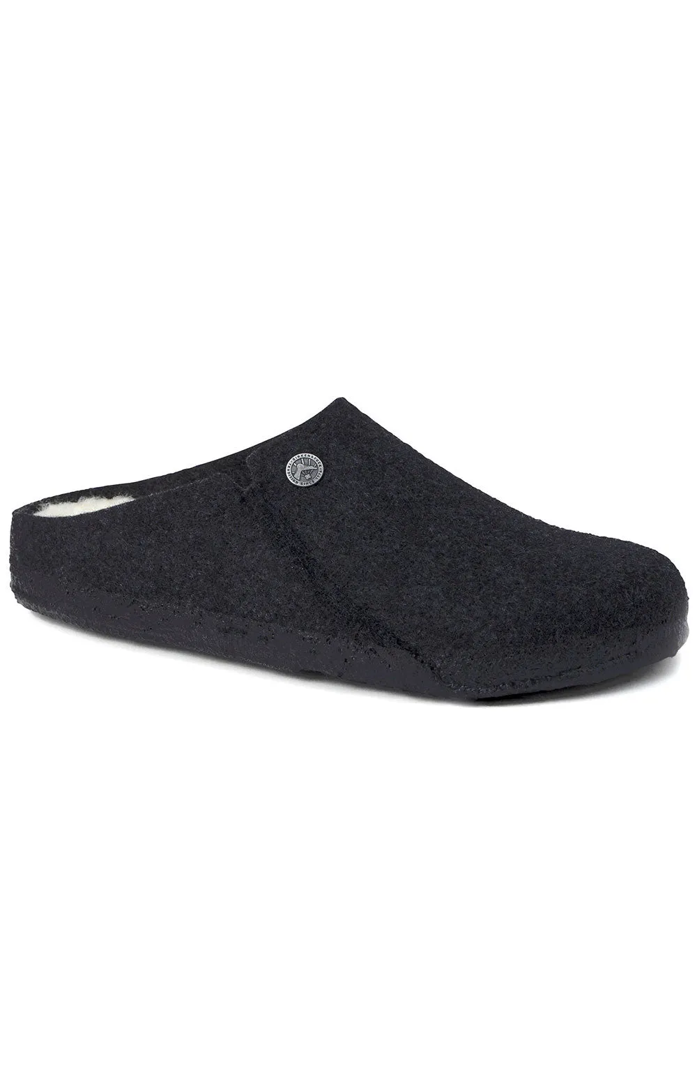 (1015090) Zermatt Shearling Wool Felt Slippers - Anthracite