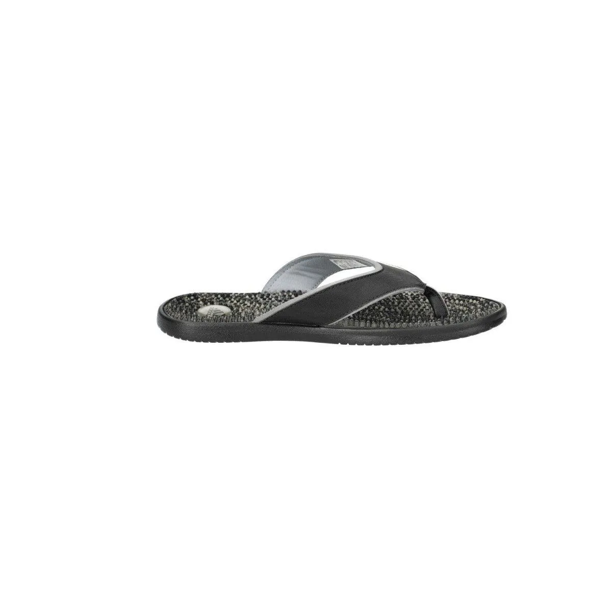 Adidas Adissage Flip Flops Casual Sandals Fabric Grey Colour For Men