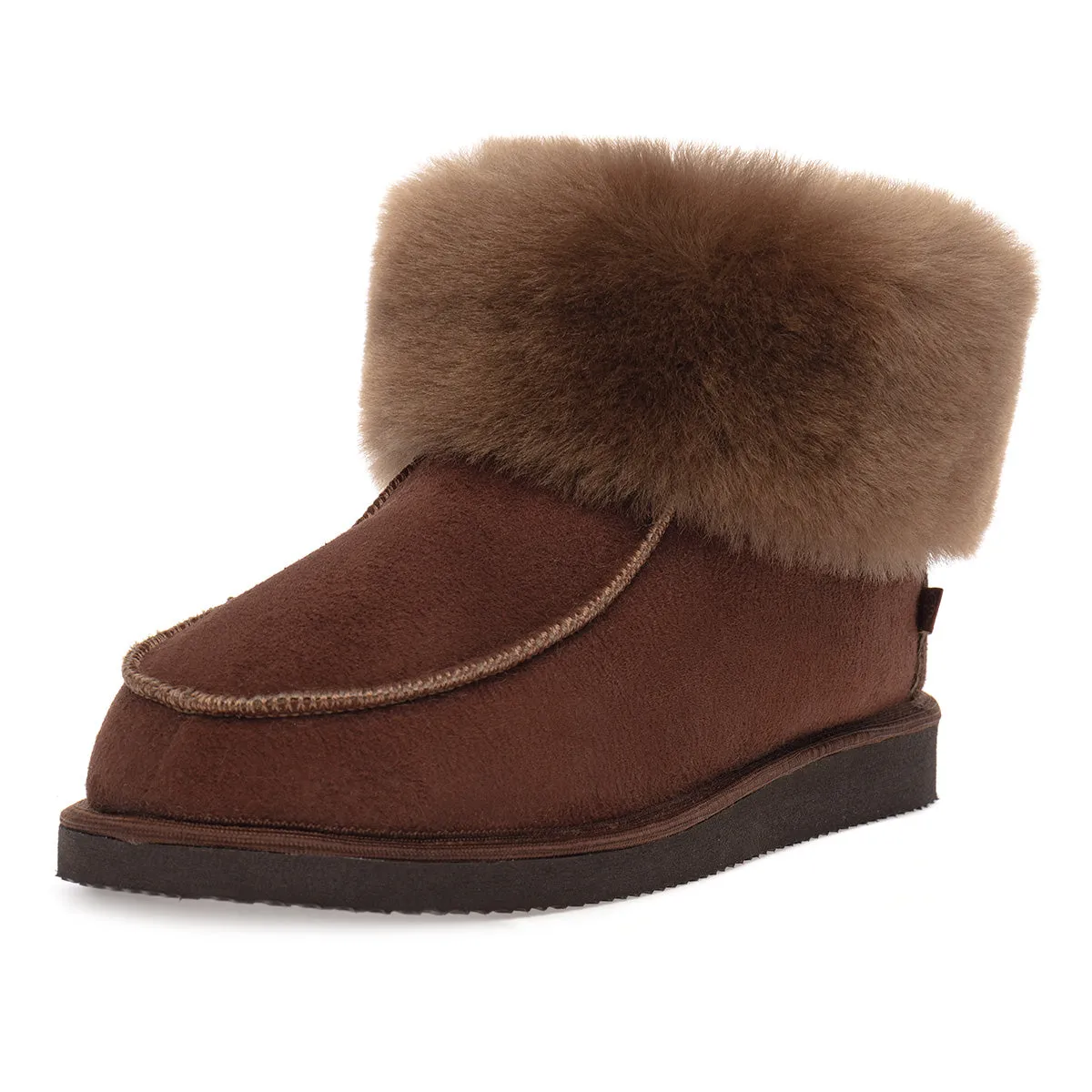 Aesop Sheepskin Slippers - Espresso