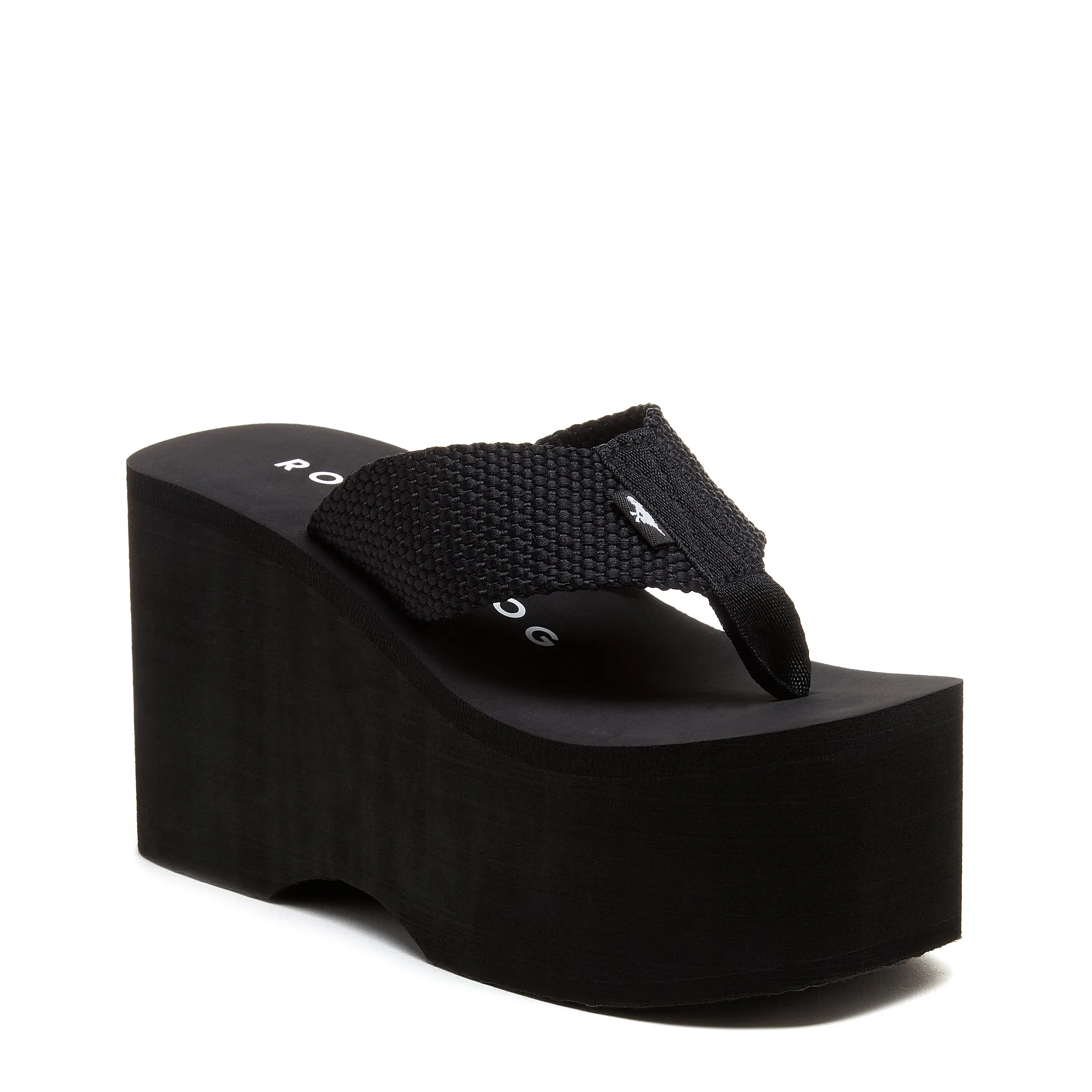 Bigtop Black Platform Flip Flop