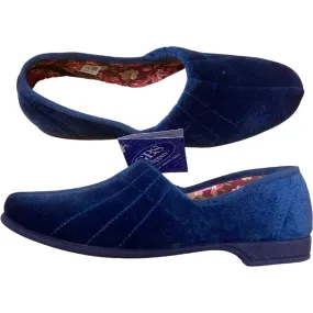 Charlotte Blueberry Fleece Slippers