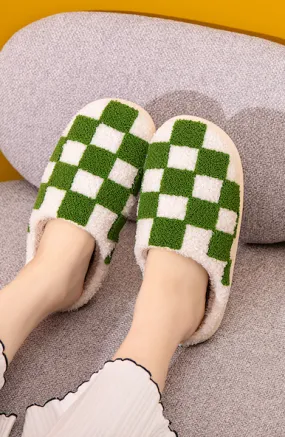 Checker House Slippers