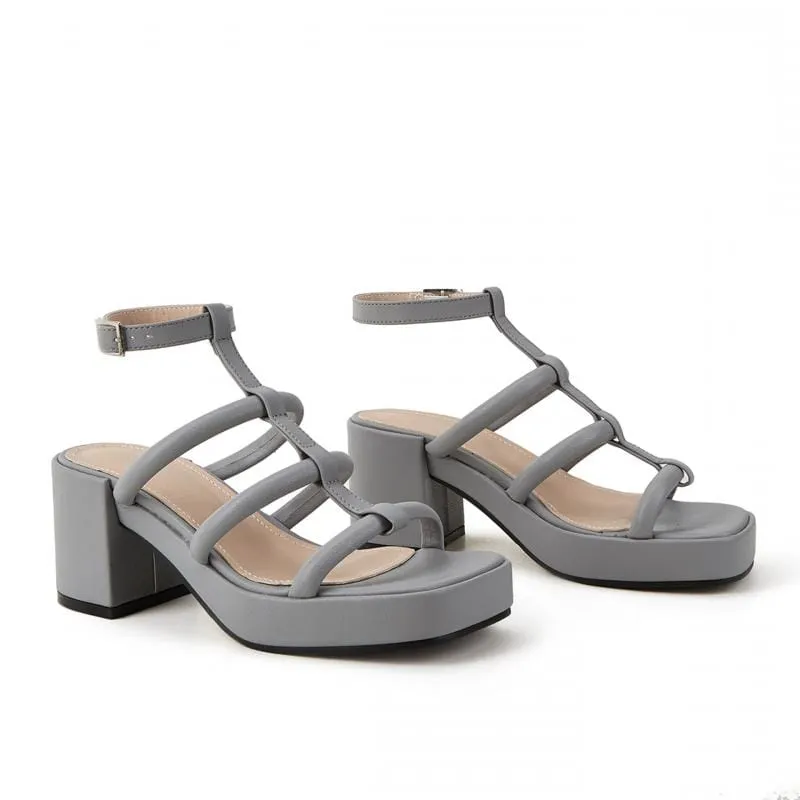 Chunky Heeled Gladiator Sandals