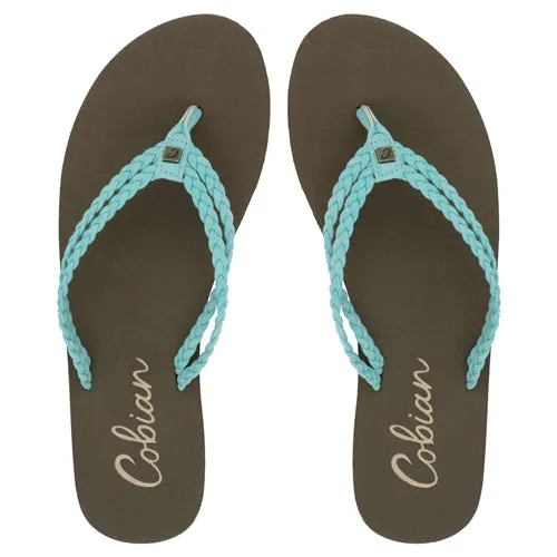 Cobian Women's Leucadia Flip Flop - Turquoise LEC17-440