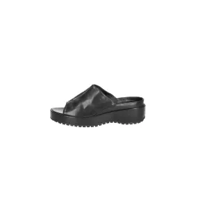 Cole Haan Sigrid Platform Sandals Leather Black Colour For Women