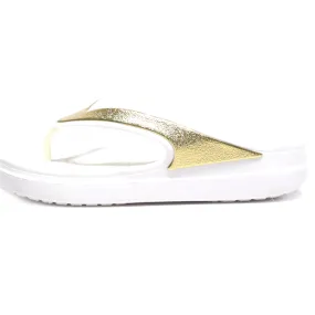 Crocs Flip Flops Rubber White Colour For Women