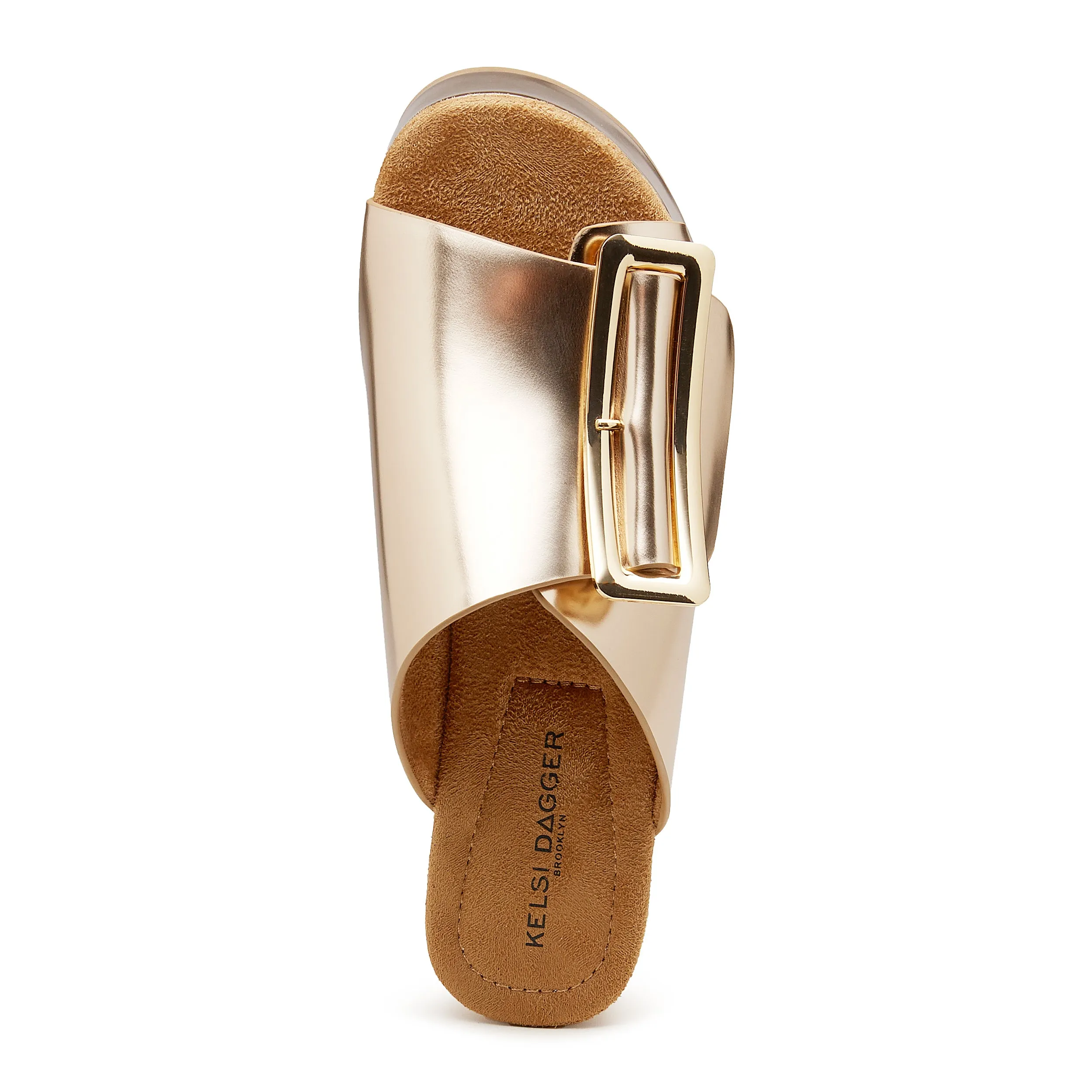 Dover Gold Platform Sandals