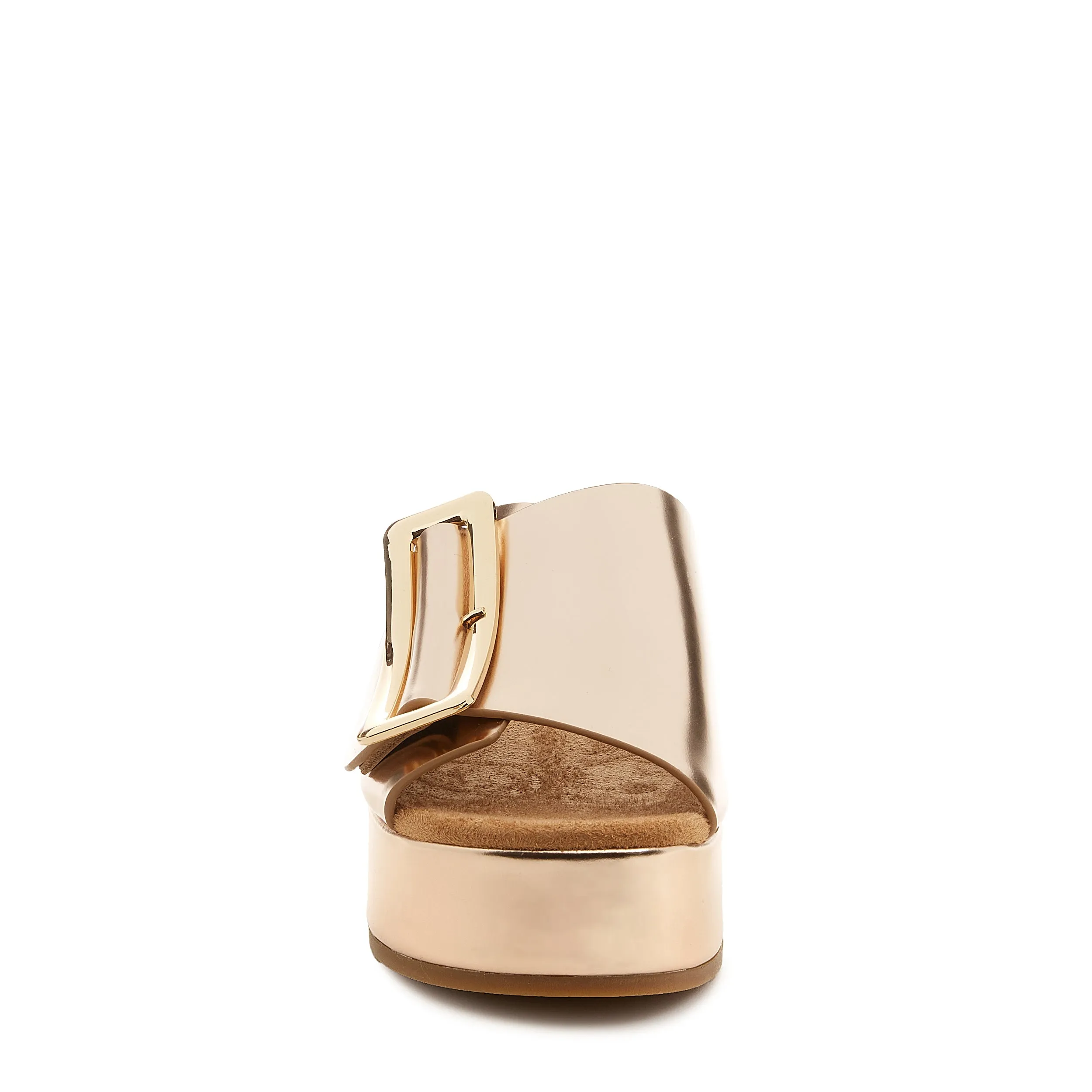 Dover Gold Platform Sandals