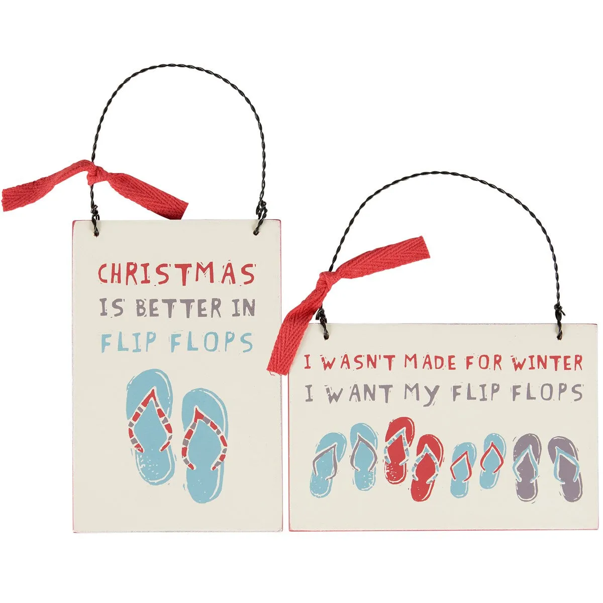 Flip Flop Ornament - Asst