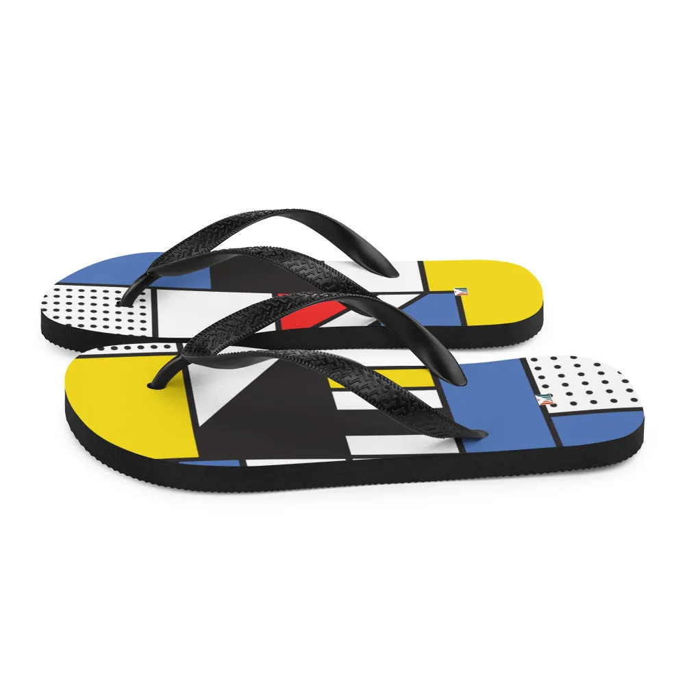 Flip-Flops Piet Mondrian / Fashion Flip Flops / Women Flip Flops