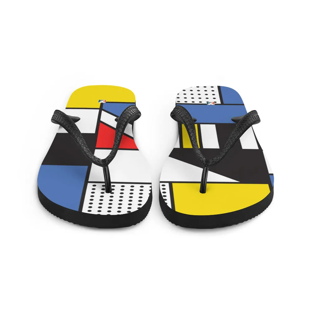 Flip-Flops Piet Mondrian / Fashion Flip Flops / Women Flip Flops