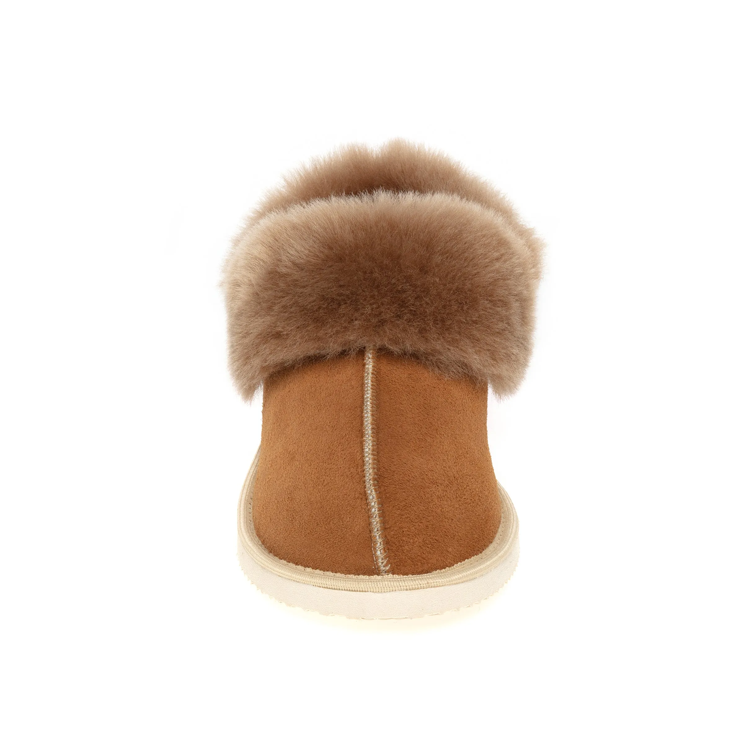 Gael Sheepskin Slippers - Chestnut