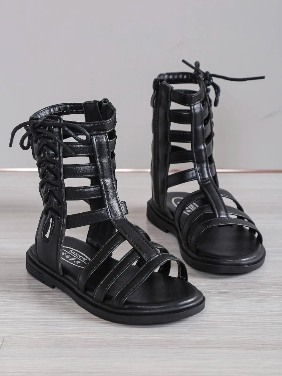 Girls' High-Top Gladiator Sandals By Liv and Mia