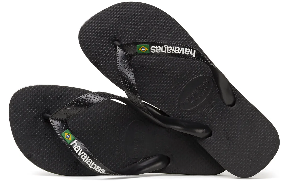 Havaianas Brasil Logo In Black