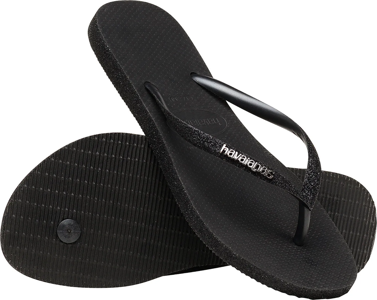 Havaianas Slim Glitter Me In Black For Women