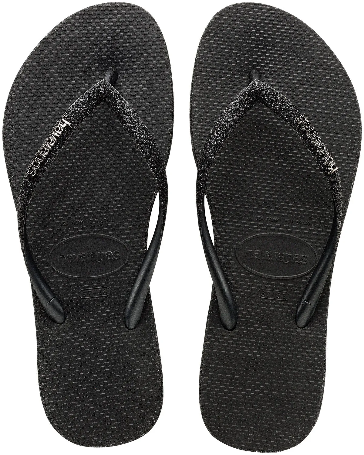 Havaianas Slim Glitter Me In Black For Women