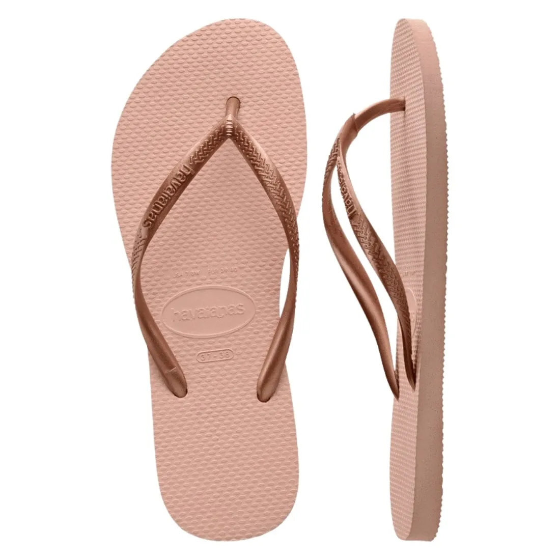 Havaianas Womens Slim Flip Flop Sandals - Ballet Rose