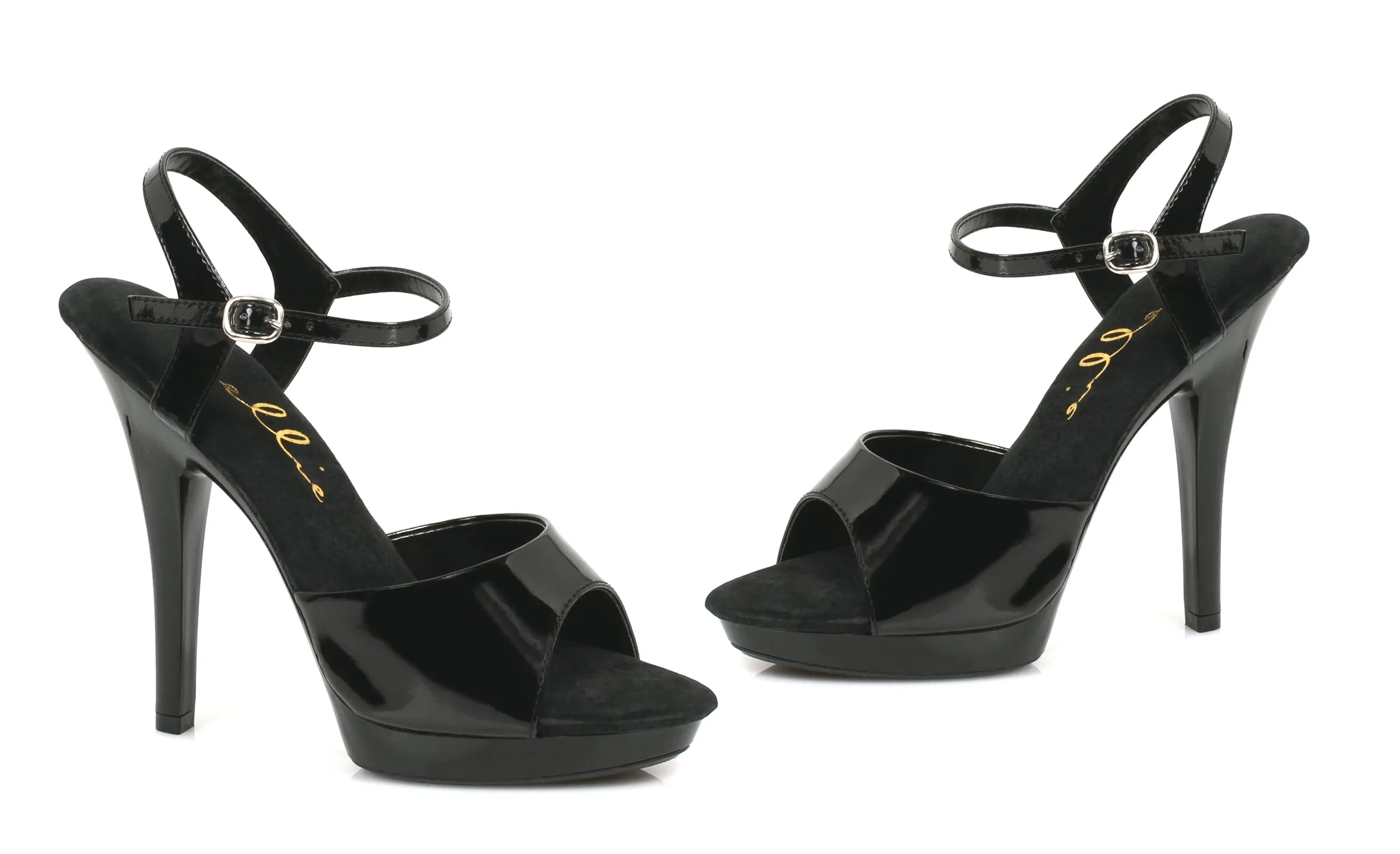 Juliet-M Strappy Patent 5" Platform Sandals