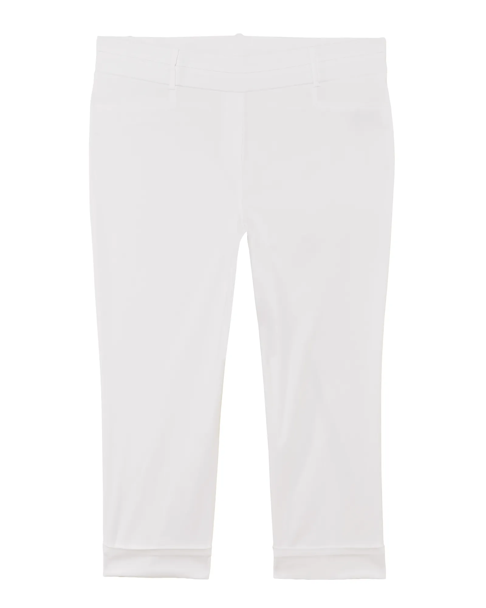 Kelowna Stretch Capri | White