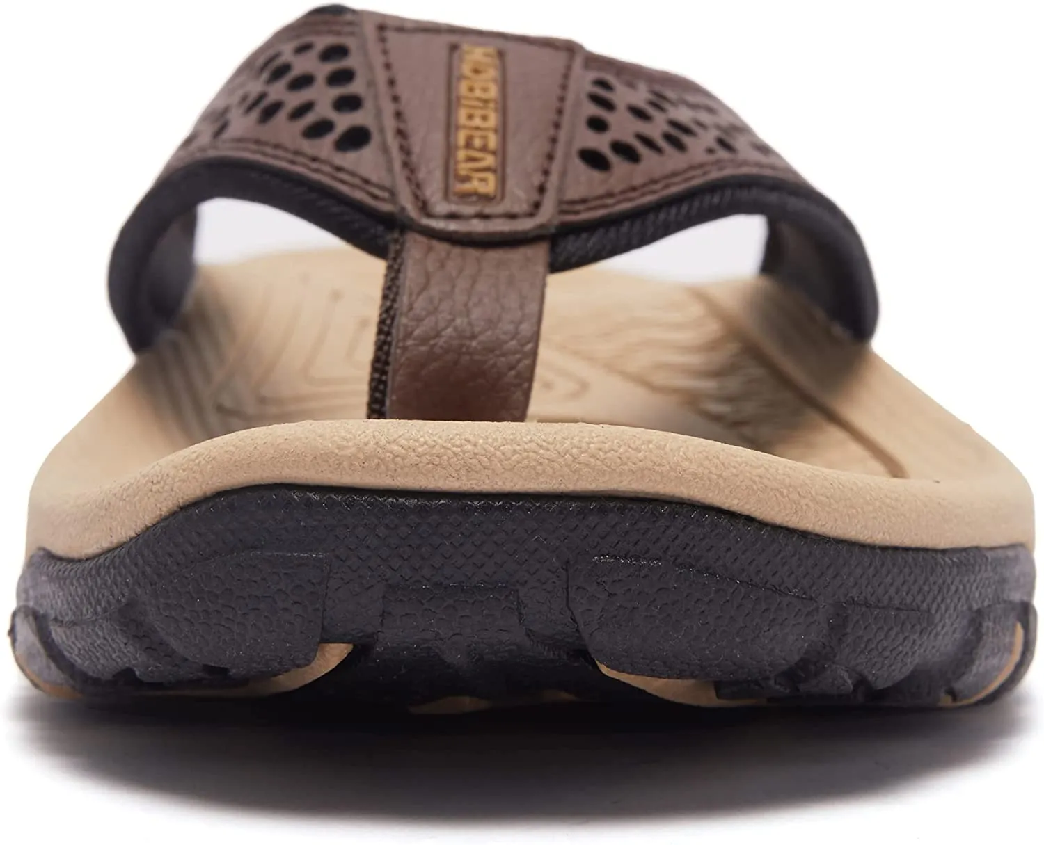 Men Sandals Leather Sport Flip Flops Comfort Casual Outdoor