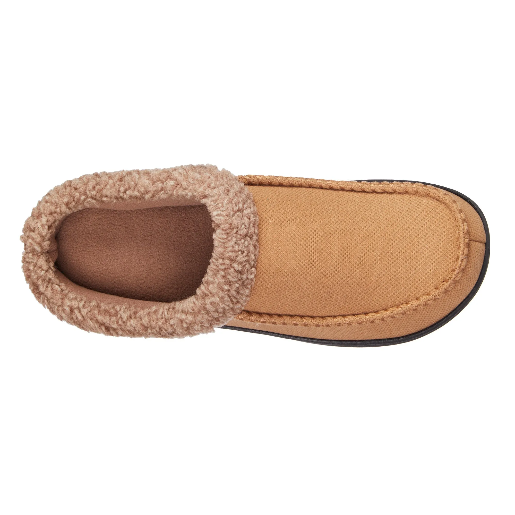 Men's Brushed Knit Plaid Lewis Clog Slippers