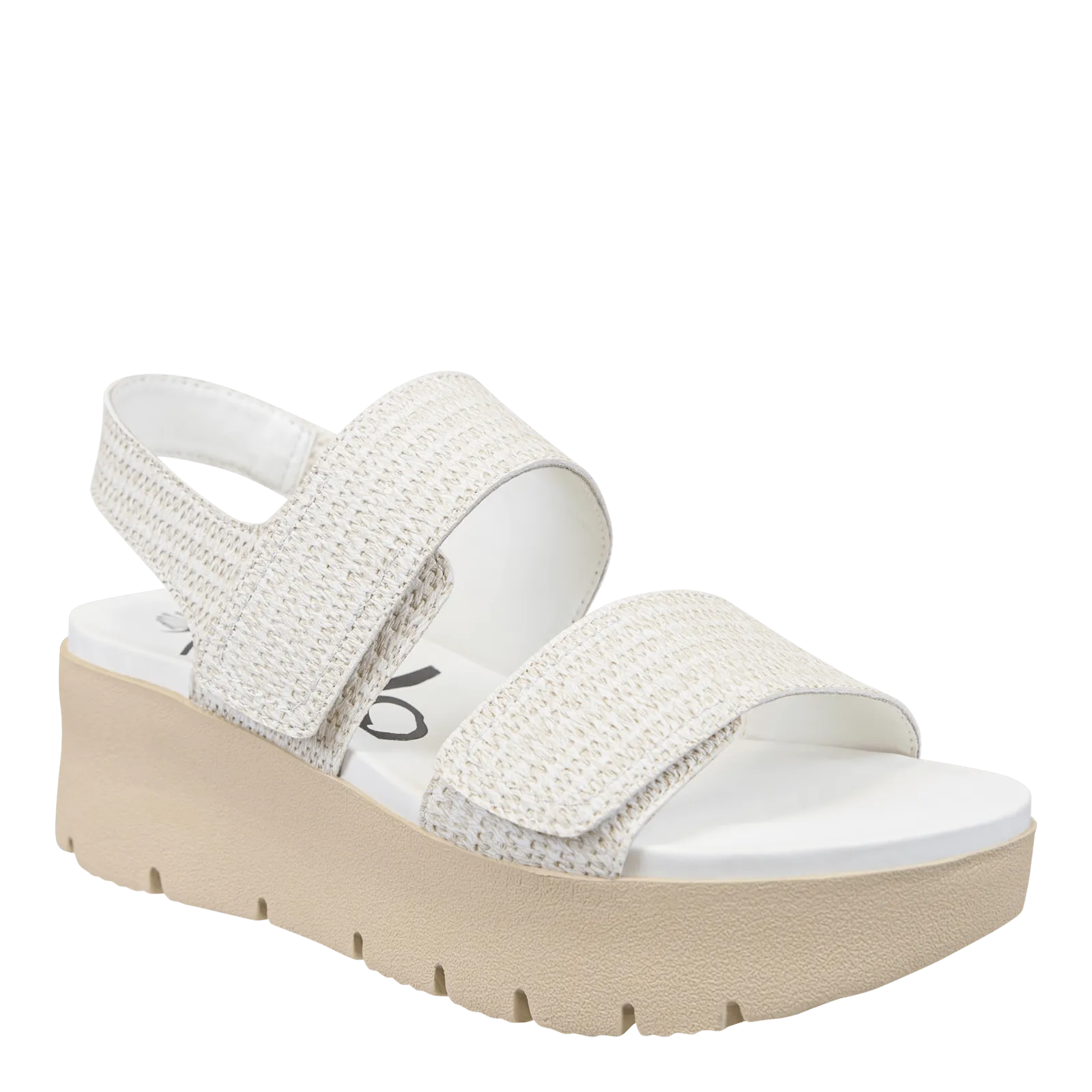 MONTANE in RAFFIA Platform Sandals