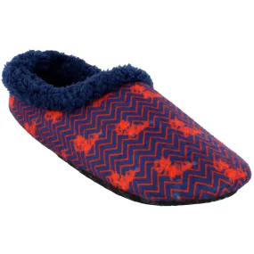 Ole Miss Rebels Chevron Slip On Slippers