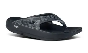 OOFOS Mens OOriginal Sport Sandal Black Water Camo