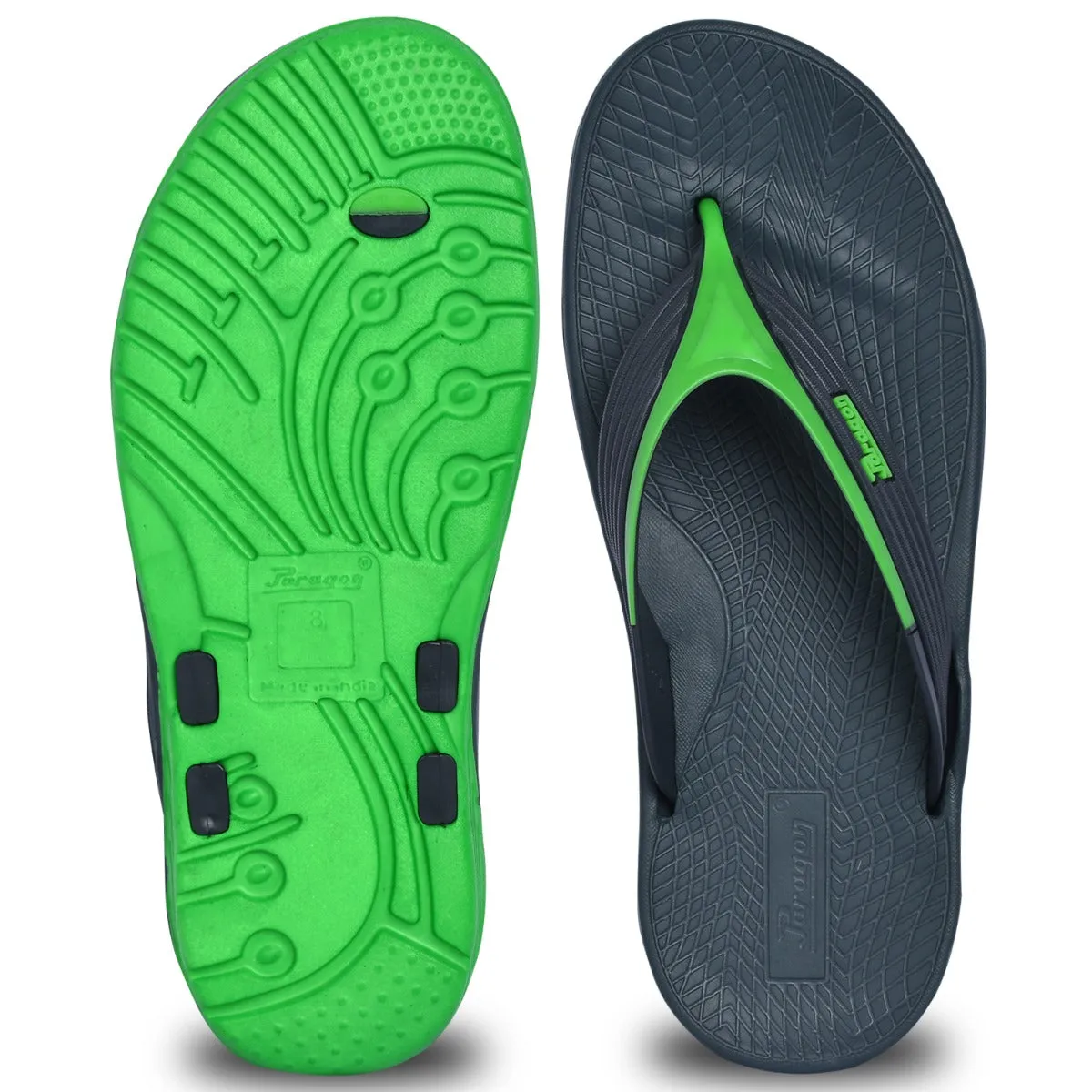 Paragon EVK3409G Men Stylish Lightweight Flipflops | Casual & Comfortable Daily-wear Slippers for Indoor & Outdoor | For Everyday Use