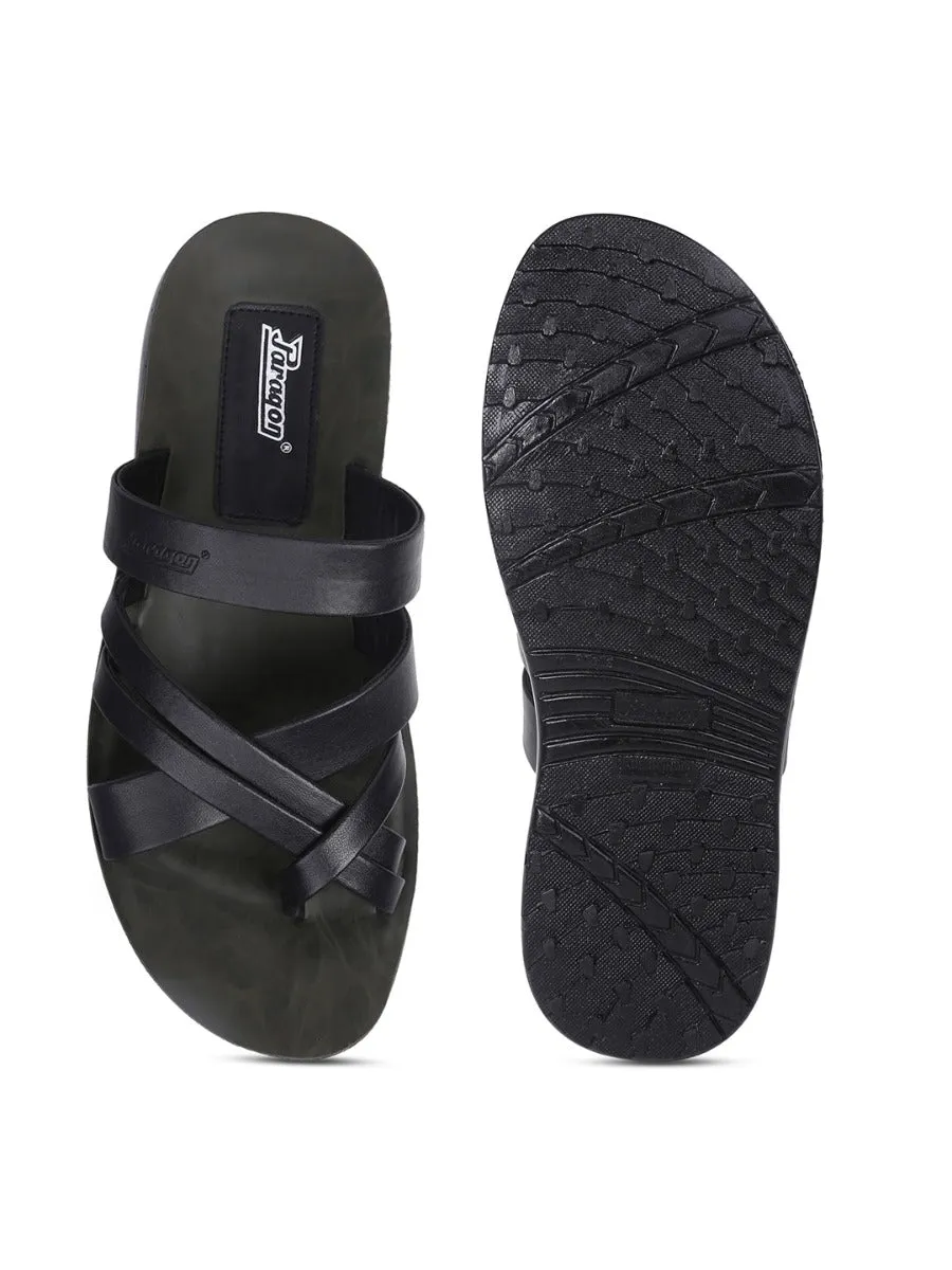 Paragon PUK2205G Men Stylish Sandals | Comfortable Sandals for Daily Outdoor Use | Casual Formal Sandals with Cushioned Soles