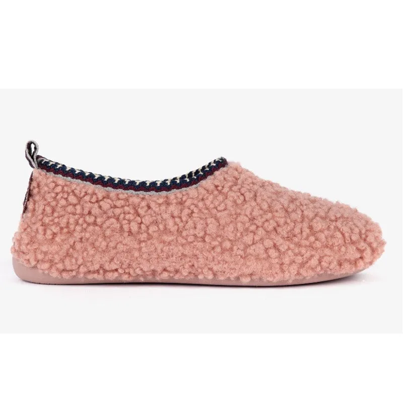 Penelope Chilvers Peaseblossom Fleece Ladies Slipper - Rose