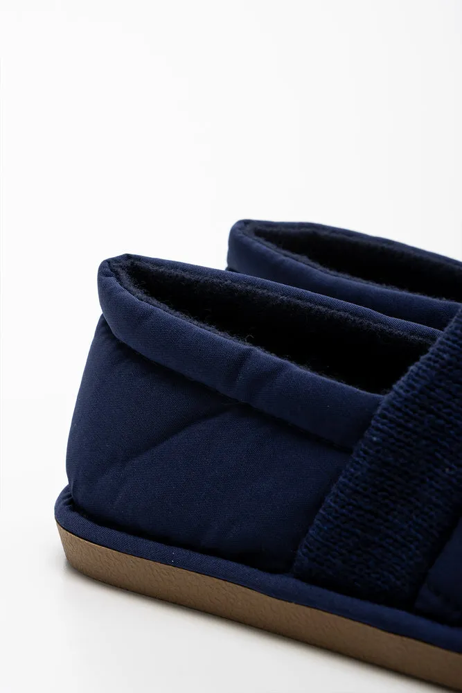 Quilted Slipper Navy