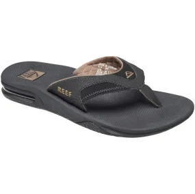 Reef Fanning Mens Flip Flops Black/Brown