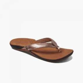 Reef Miss J-Bay Ladies Flip Flops Rose Gold