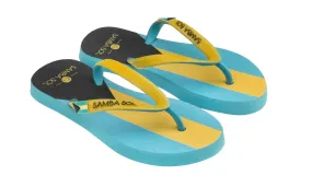 Samba Sol Kid's Countries Collection Flip Flops - Bahamas