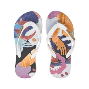 Samba Sol Kid's YoungArts Collection Flip Flops - Nadia Wolff