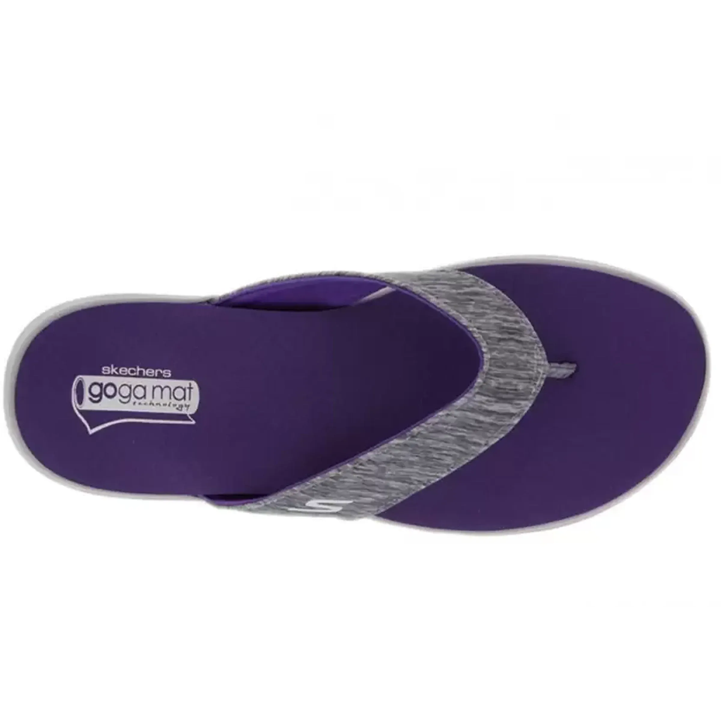 Skechers Women's Grey/Purple Slippers_13631ID-GYPR