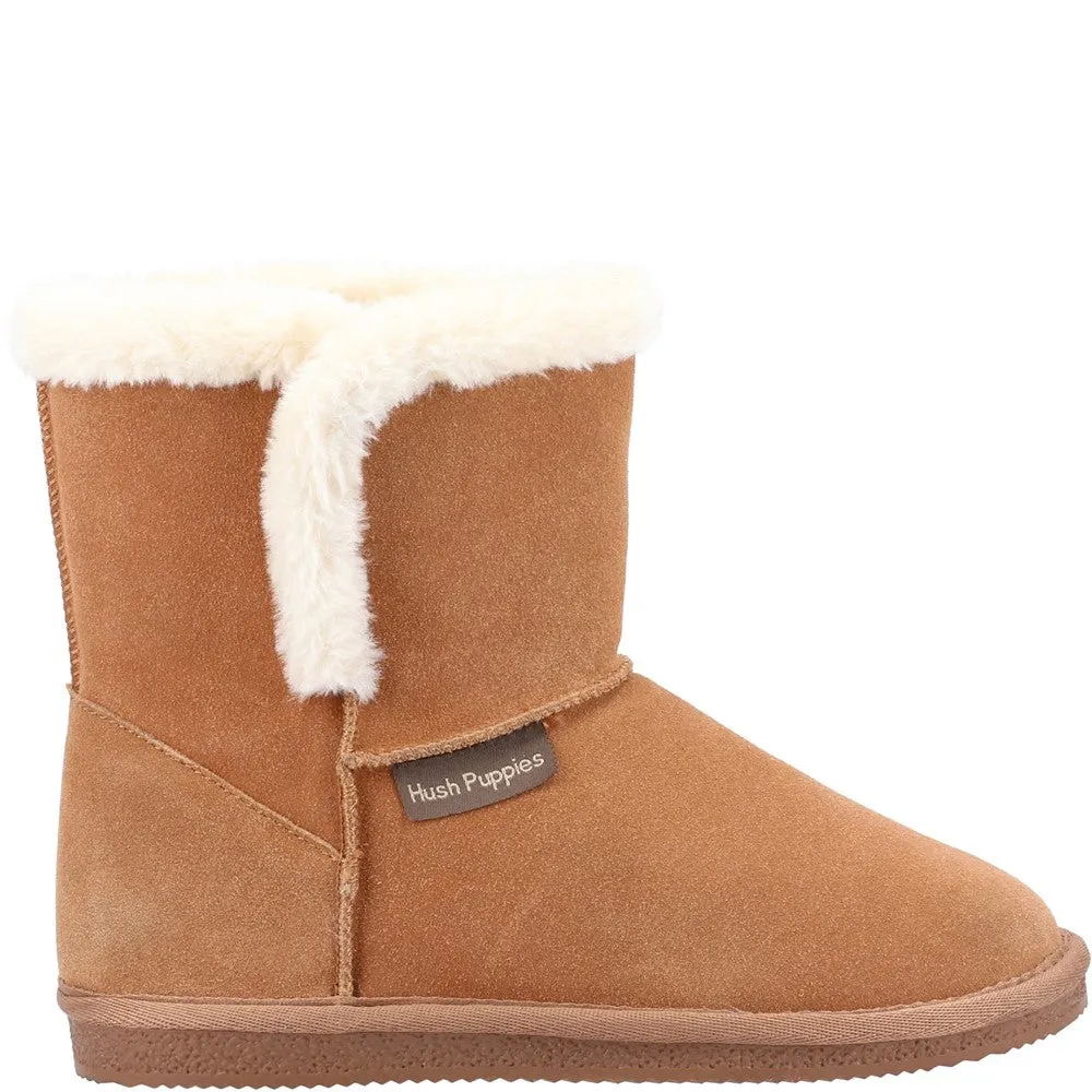 Tan Ashleigh Bootie Slippers