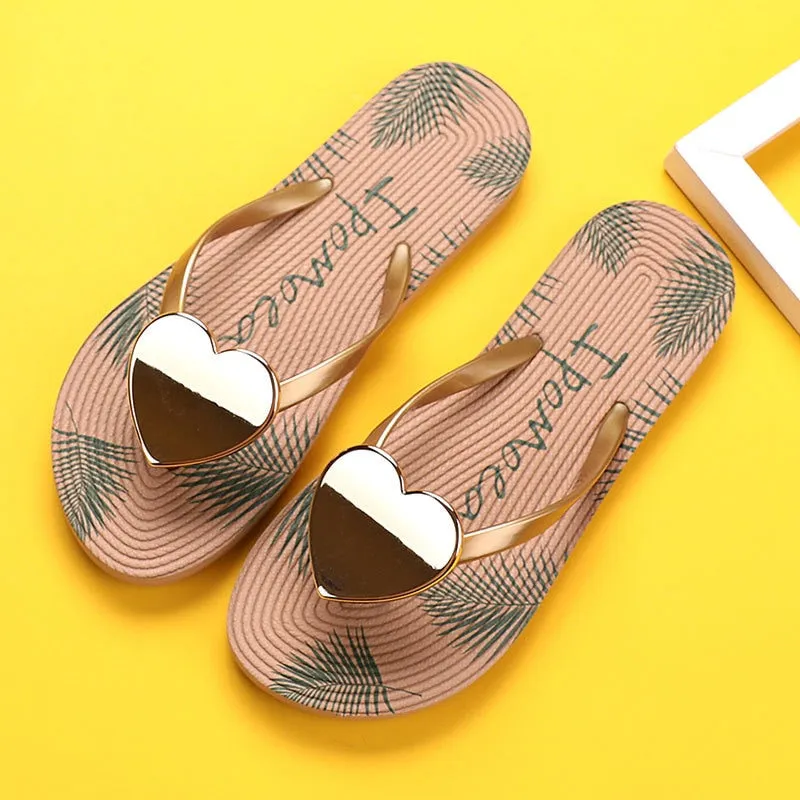 Women's Flat Slides for Summer Beachwear